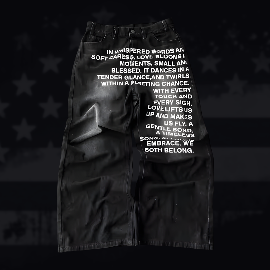 "WORDS" JEANS